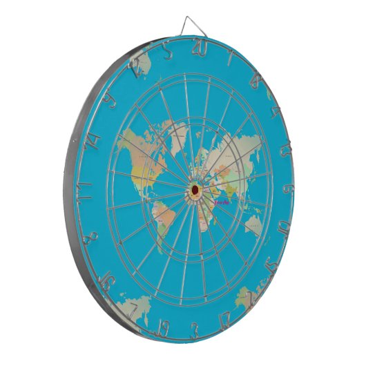 地図 ダーツボード (正面左)