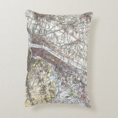 地図: ニューヨーク周辺1906年 アクセントクッション (裏面(縦))