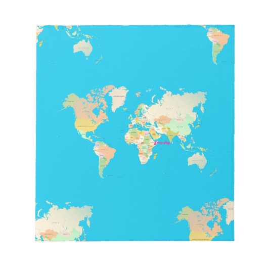 地図 ノートパッド (正面)