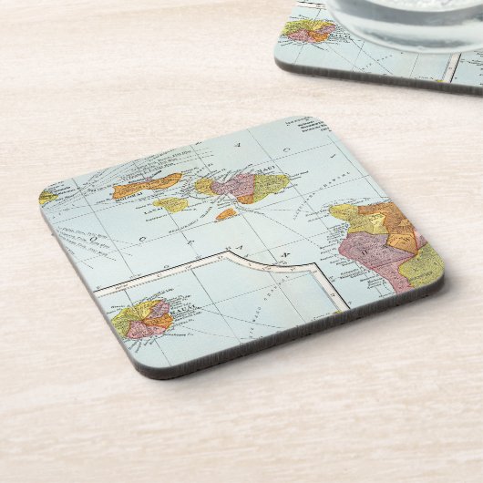 地図: ハワイ1905年 コースター (左側)