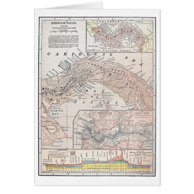 地図: パナマ1907年 (正面)