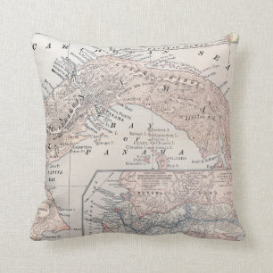 地図: パナマ1907年 クッション