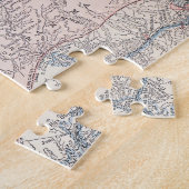 地図: パナマ1907年 ジグソーパズル (側面)