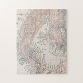 地図: パナマ1907年 ジグソーパズル (縦)