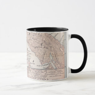 地図: パナマ1907年 マグカップ