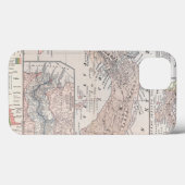 地図: パナマ1907年 Case-Mate iPhoneケース (裏面 (横))