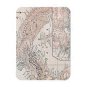 地図：パナマ、1907年 マグネット (縦)