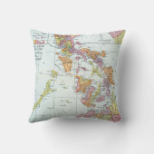 地図: フィリピン1905年 クッション (裏面)