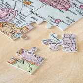 地図: フィリピン1905年 ジグソーパズル (側面)