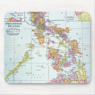 地図: フィリピン1905年 マウスパッド