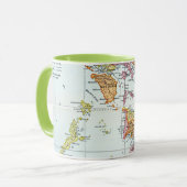 地図: フィリピン1905年 マグカップ (正面左)