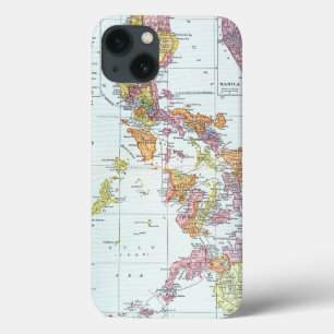 地図: フィリピン1905年 iPhone 13ケース