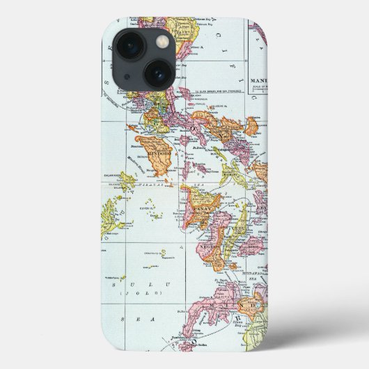 地図: フィリピン1905年 Case-Mate iPhoneケース (裏面)