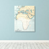 地図：フェニキア帝国 キャンバスプリント (インサイチュ (ウッドフロア))