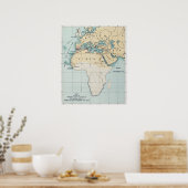 地図:フェニキア帝国 ポスター (キッチン)