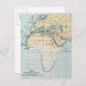 地図：フェニキア帝国 ポストカード (正面/裏面)
