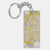 地図: フランス キーホルダー (正面左)