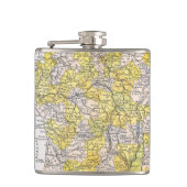 地図: フランス フラスク (正面)