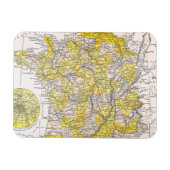 地図：フランス マグネット (横)