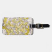 地図: フランス ラゲッジタグ (正面横)