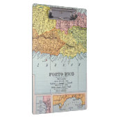 地図: プエルトリコ1900年 クリップボード (右)