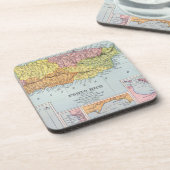 地図: プエルトリコ1900年 コースター (左側)