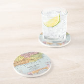 地図: プエルトリコ1900年 コースター (側面)