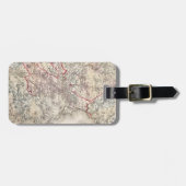 地図: ボストン1883年 ラゲッジタグ (正面横)