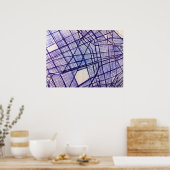 地図 ポスター (キッチン)