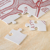 地図: マンハッタン、c1935 ジグソーパズル (側面)