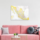 地図：メキシコ キャンバスプリント (インサイチュ (リビング))
