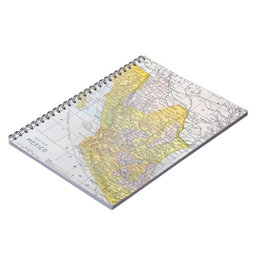 地図: メキシコ ノートブック (左側)