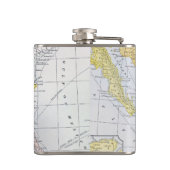 地図: メキシコ フラスク (裏面)