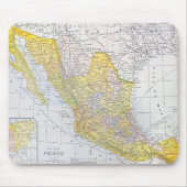 地図: メキシコ マウスパッド (正面)