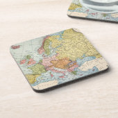 地図: ヨーロッパ1885年 コースター (左側)