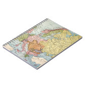 地図: ヨーロッパ1885年 ノートブック (左側)