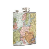 地図: ヨーロッパ1885年 フラスク (右)