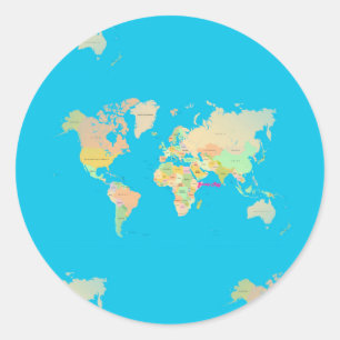 地図 ラウンドシール