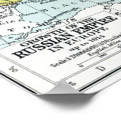 地図:ロシアの拡大 ポスター (角)