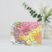 地図：ロシアの拡大 ポストカード (スタンド正面)