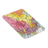 地図：ロシアの拡大 マグネット (右側)