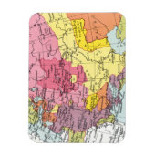 地図：ロシアの拡大 マグネット (縦)