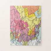 地図: ロシアの拡張 ジグソーパズル (縦)