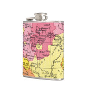 地図: ロシアの拡張 フラスク (左)