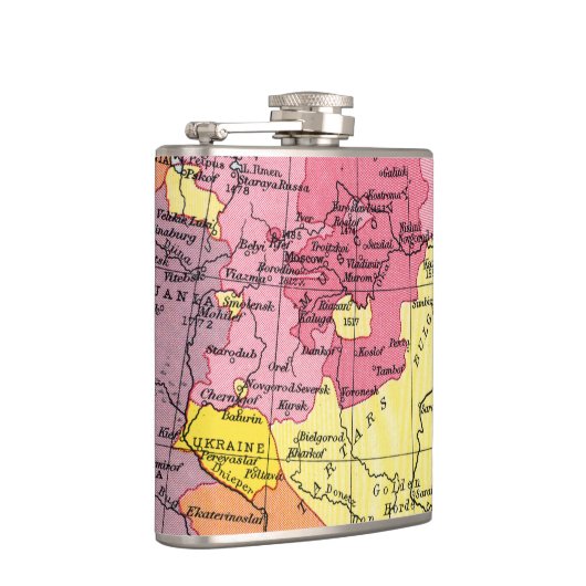 地図: ロシアの拡張 フラスク (右)