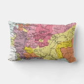 地図: ロシアの拡張 ランバークッション (裏面)