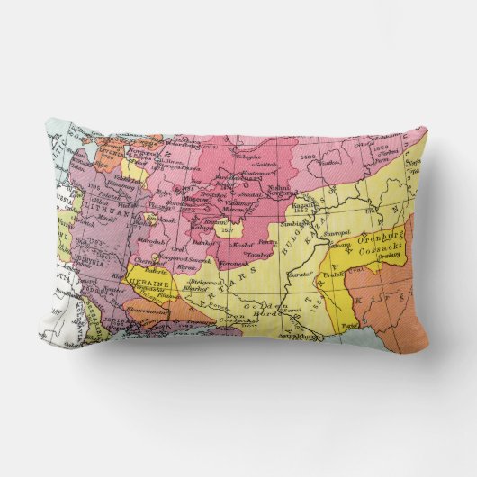 地図: ロシアの拡張 ランバークッション (正面)