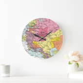 地図: ロシアの拡張 ラージ壁時計 (ホーム)