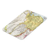 地図：中国, 1910 マグネット (左側)