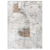 地図: 予約1888年 クリップボード (裏面)